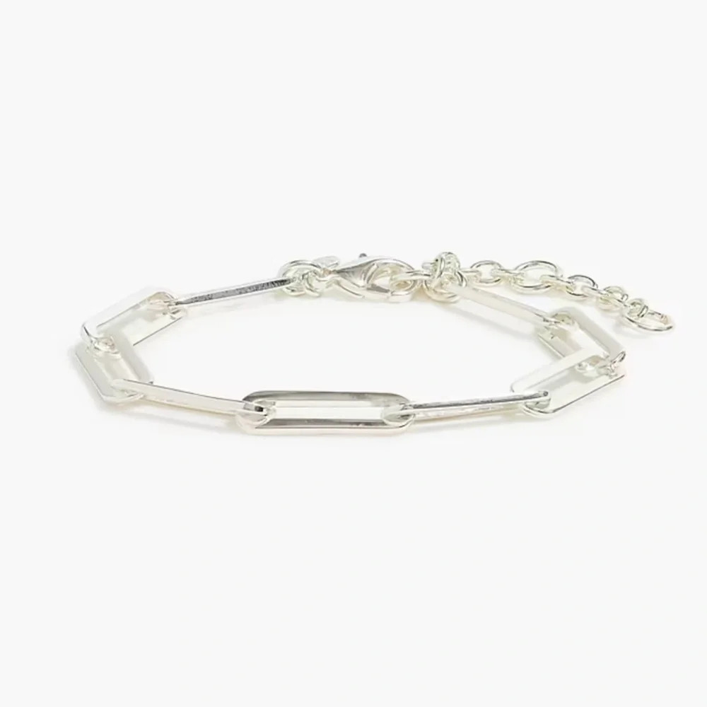 🆕🎁J. Crew Paper Clip Link Bracelet - Picture 4 of 13